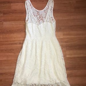 White lace dress